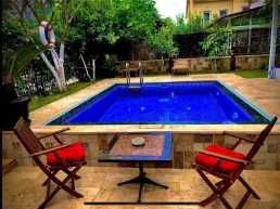 luxury fully furnished villa in armutalan area, with swimming pool