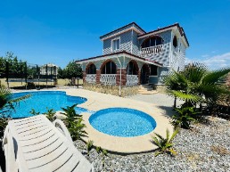 furnished villa with pool for sale in dalaman center