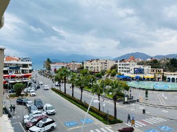 3 bedroom apartment with sea and city view for sale in marmaris centre