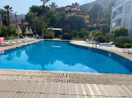 3 plus 1 apartment for sale in a complex with pool 5 minutes from the sea